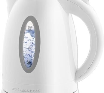 OVENTE Electric Kettle, Hot Water, Heater 1.7 Liter – BPA Free Fast Boiling Cordless Water Warmer